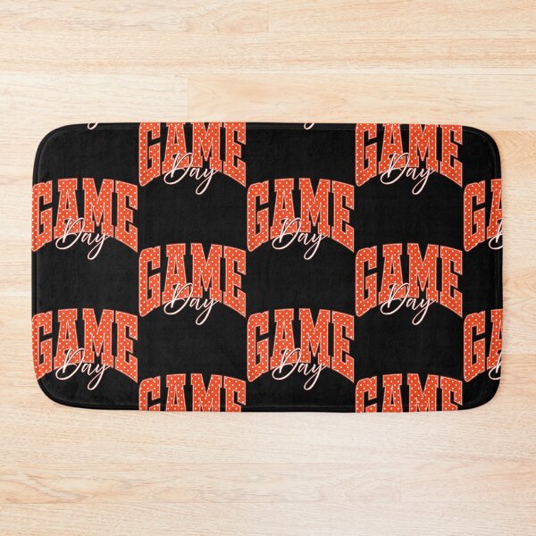 Item preview, Game Day Happy Polka Dot Football Orange Team Spirit designed and sold by Eat-Apples.