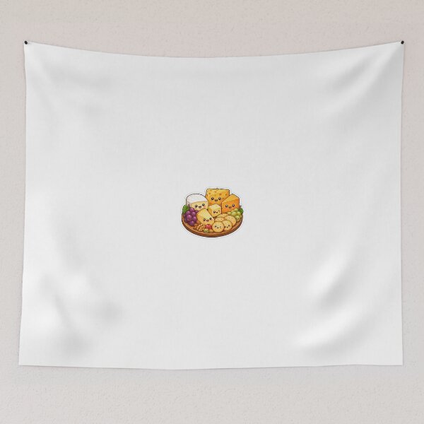 Item preview, Cute Kawaii Cheese Board Sticker designed and sold by RedRubyBubble.