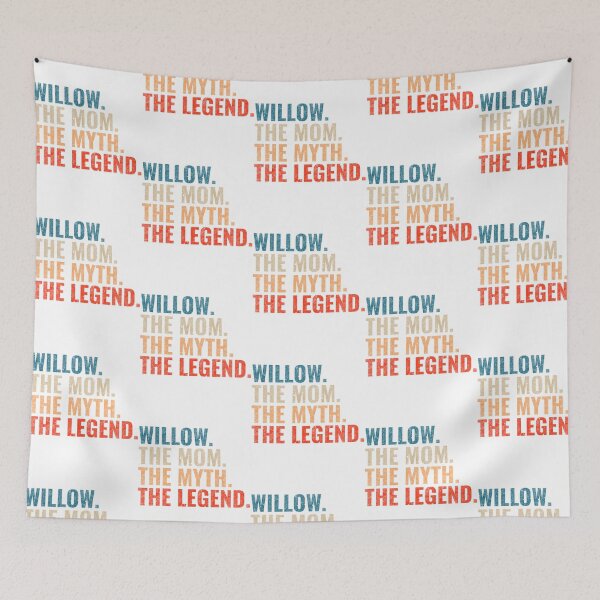 Item preview, Willow The Mom The Myth The Legend Willow Name Retro 70S Distress designed and sold by randleharo26.