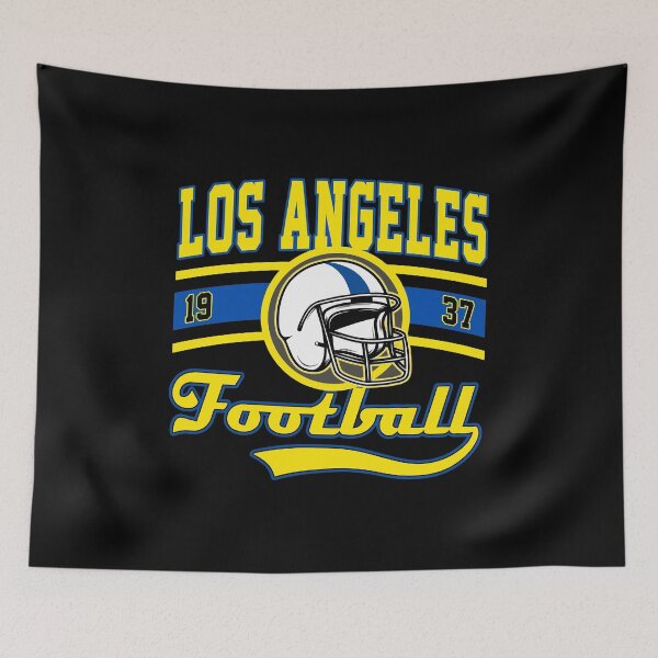 Item preview, LA Football Helmet Retro Vintage Style designed and sold by RaysonCa.