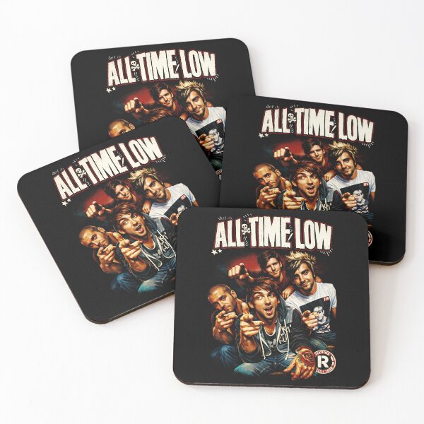 Item preview, All time low vintage rock band t shirt | retro pop punk concert graphic tee designed and sold by johncoris.