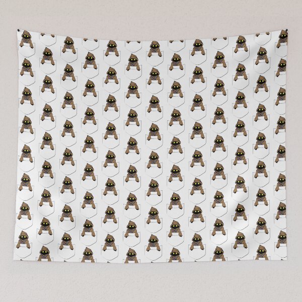 Item preview, Cute Pocket Desert Scavenger - Hooded Space Creature Art | Limited Edition designed and sold by Gonzaba.