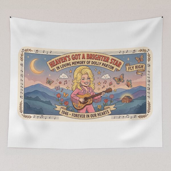 Item preview, Heavens Got A Brighter Star Dolly Parton Tribute designed and sold by HAPPY'S-TEE-MART.
