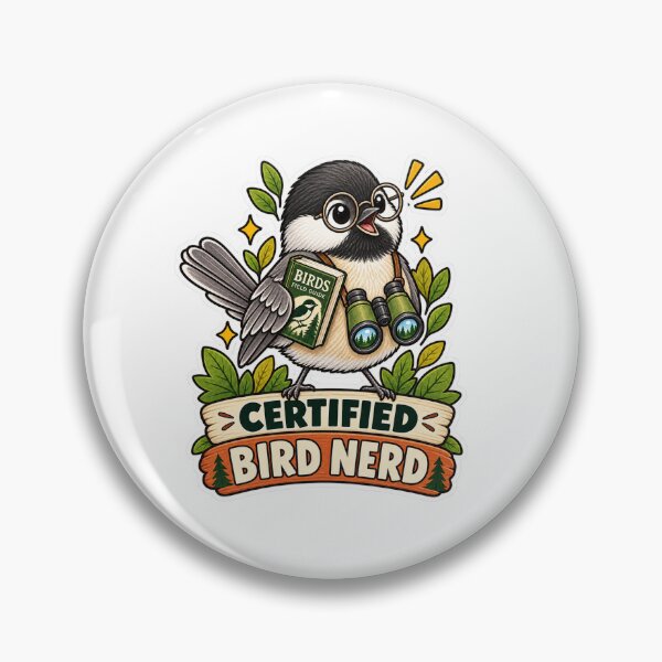 Item preview, Certified Bird Nerd – Fun Design for Bird Lovers designed and sold by Eugeniia25.