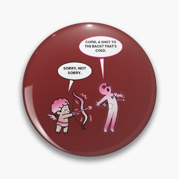 Item preview, Cupid Backstabbed Me Funny Comic Speech Bubble Design designed and sold by CopyVibes.