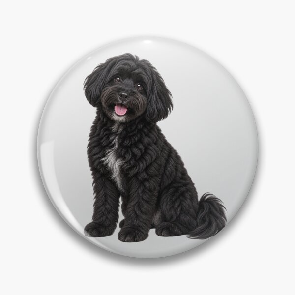 Item preview, Havapoo Black Dog designed and sold by BackgroundND.