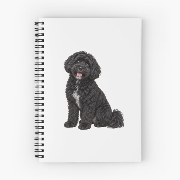 Item preview, Havapoo Black Dog designed and sold by BackgroundND.