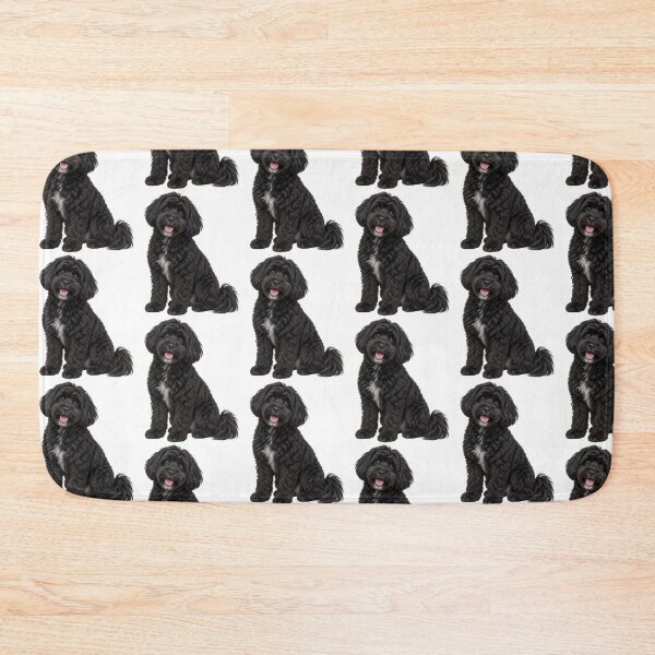Item preview, Havapoo Black Dog designed and sold by BackgroundND.