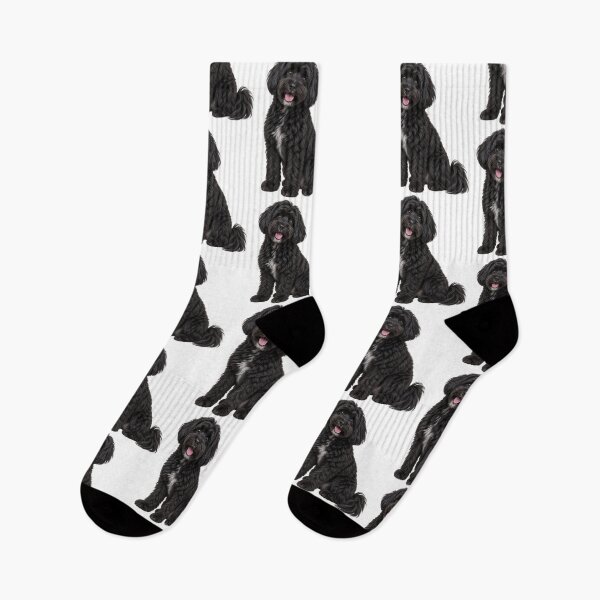 Item preview, Havapoo Black Dog designed and sold by BackgroundND.