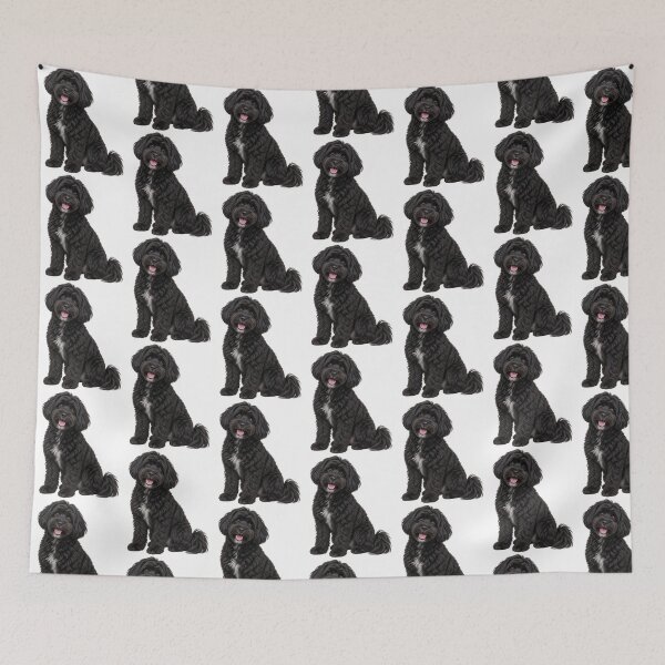 Item preview, Havapoo Black Dog designed and sold by BackgroundND.