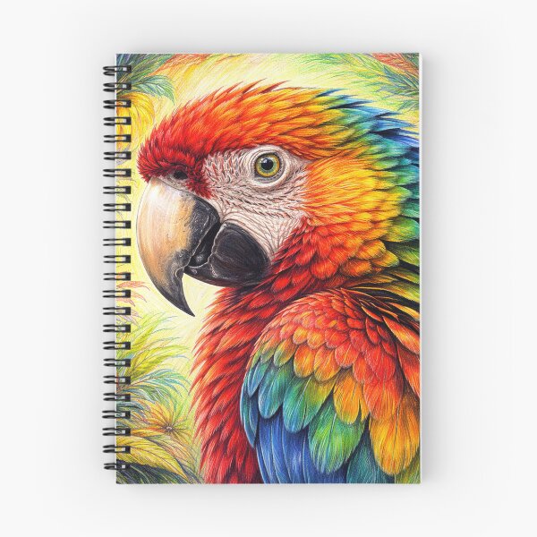 Item preview, Rainbow Macaw Portrait designed and sold by Pixel Junkies Studio.