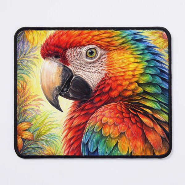 Item preview, Rainbow Macaw Portrait designed and sold by Pixel Junkies Studio.