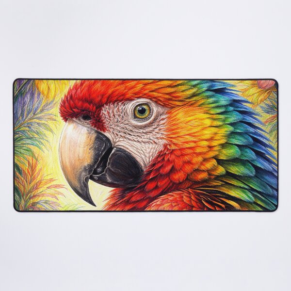Item preview, Rainbow Macaw Portrait designed and sold by Pixel Junkies Studio.