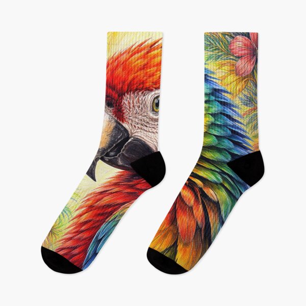 Item preview, Rainbow Macaw Portrait designed and sold by Pixel Junkies Studio.