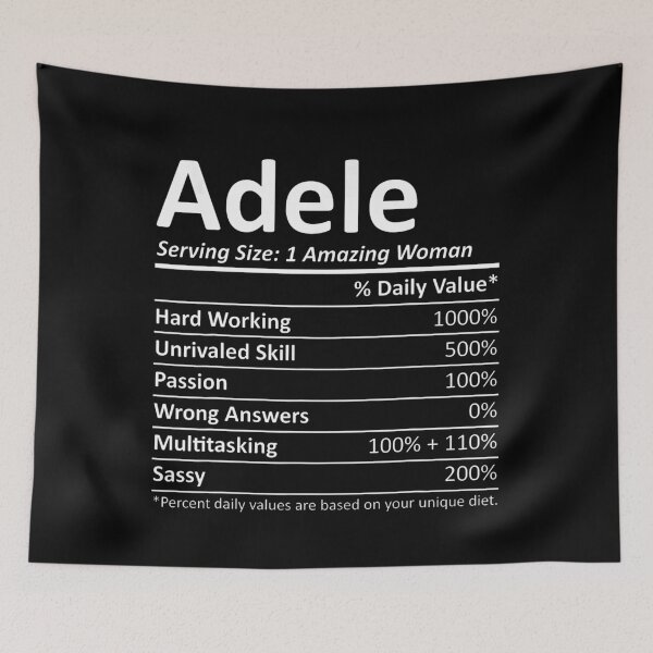 Item preview, Adele Nutrition Personalized Name Funny Christmas Gift Idea designed and sold by RAYBURN.