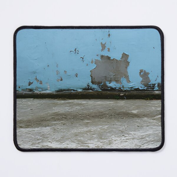 Item preview, Minimalist Blue and Black Grunge Abstract Sea Landscape Wall Art designed and sold by LuxocaDesigns24.