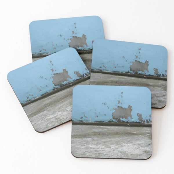 Item preview, Minimalist Blue and Black Grunge Abstract Sea Landscape Wall Art designed and sold by LuxocaDesigns24.