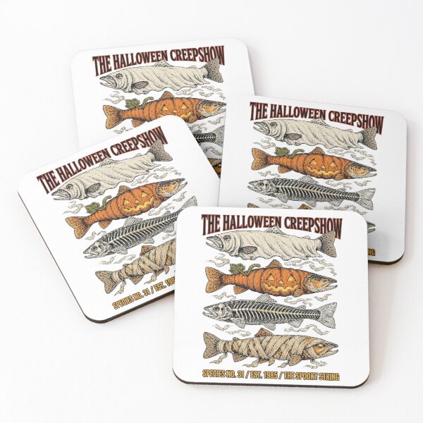 Item preview, The Halloween Creepshow Spooky Fish Skeleton Mummy Pumpkin Fishing designed and sold by Jmiame12.