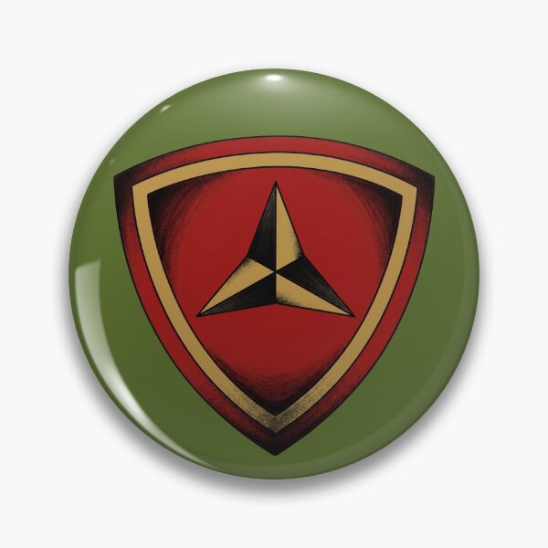 Item preview, 3rd Marine Division Traditional Tattoo Insignia designed and sold by adrian noble.