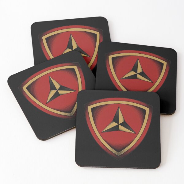 Item preview, 3rd Marine Division Traditional Tattoo Insignia designed and sold by adrian noble.