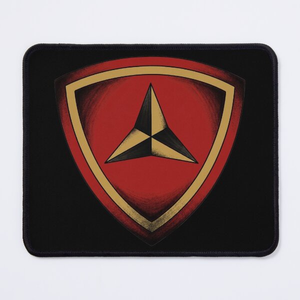 Item preview, 3rd Marine Division Traditional Tattoo Insignia designed and sold by adrian noble.