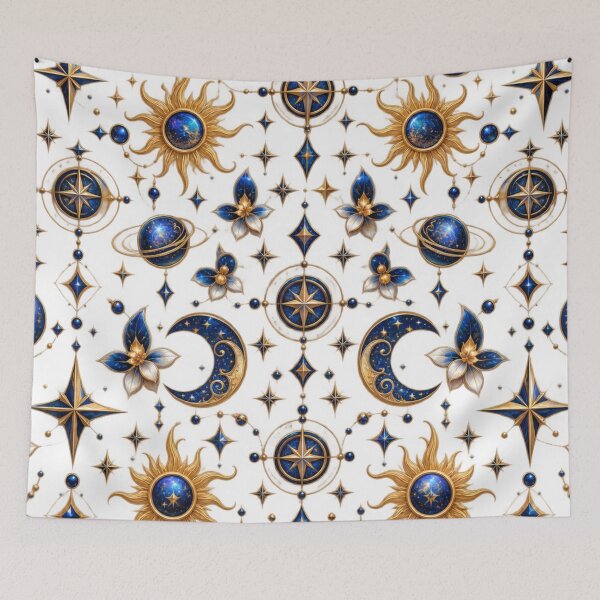 Item preview, Celestial Moon Sun Star Pattern designed and sold by Prime_1.