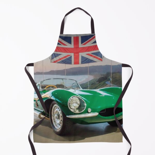 Item preview, Jaguar XK-SS Sports Car with British Flag designed and sold by REVOLVE ART 67.