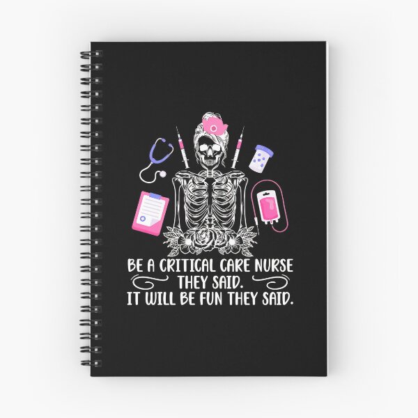 Item preview, Skeleton Nurse Critical Care They Said Fun Said designed and sold by tookesixstwar.