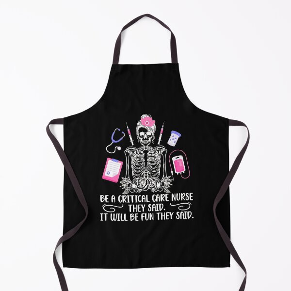 Item preview, Skeleton Nurse Critical Care They Said Fun Said designed and sold by tookesixstwar.
