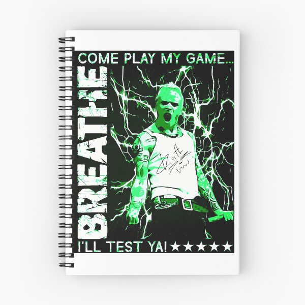 Item preview, Green Lightning Background Framing Screaming Vocalist with Breathe designed and sold by ISGSUPORTE.