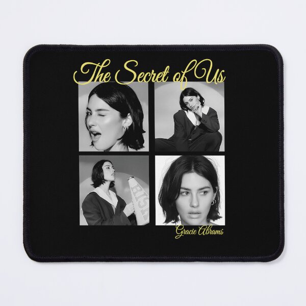 Item preview, Four-Panel Monochrome Portrait Collage with Cursive Yellow Titles designed and sold by ISGSUPORTE.