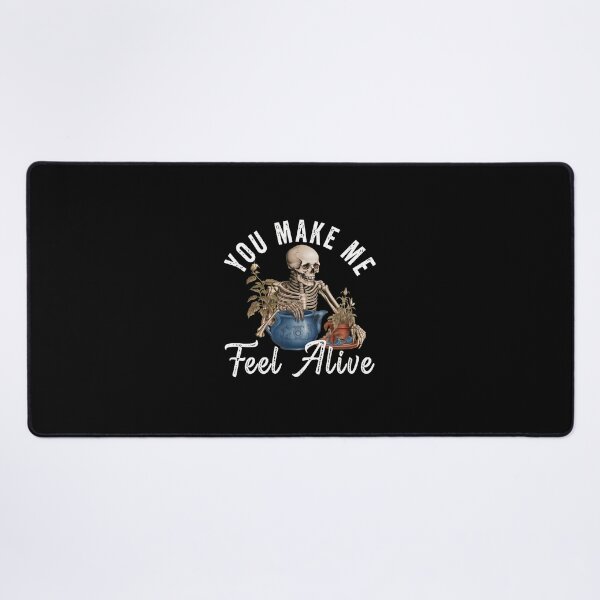 Item preview, Skeleton Watering Plants You Make Me Feel Alive designed and sold by hylandlmmusco.