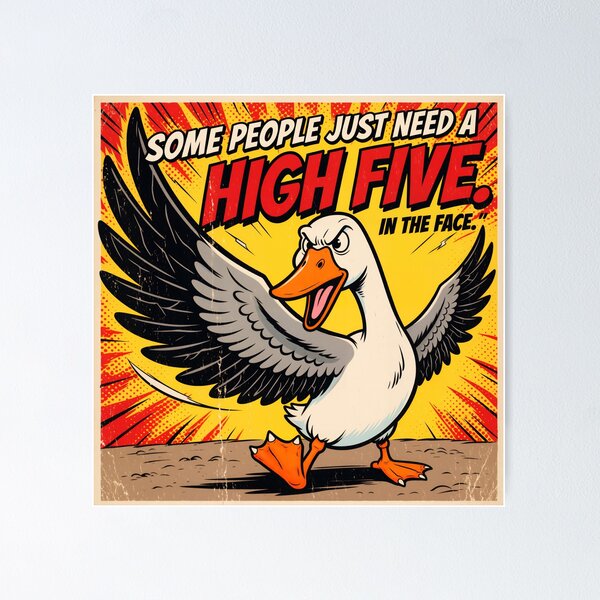 Item preview, Some People Just Need a High Five In The Face designed and sold by Synthartik.