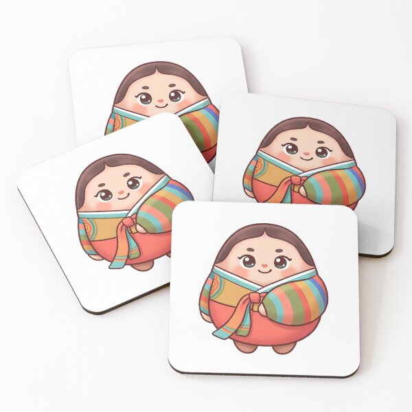 Item preview, Korean Hanbok Ribbon-knot Mascot — Marker Illustration designed and sold by radou88.