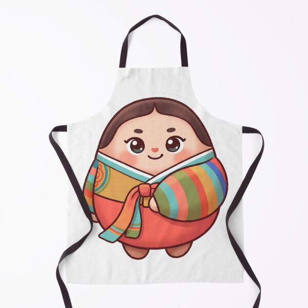 Item preview, Korean Hanbok Ribbon-knot Mascot — Marker Illustration designed and sold by radou88.