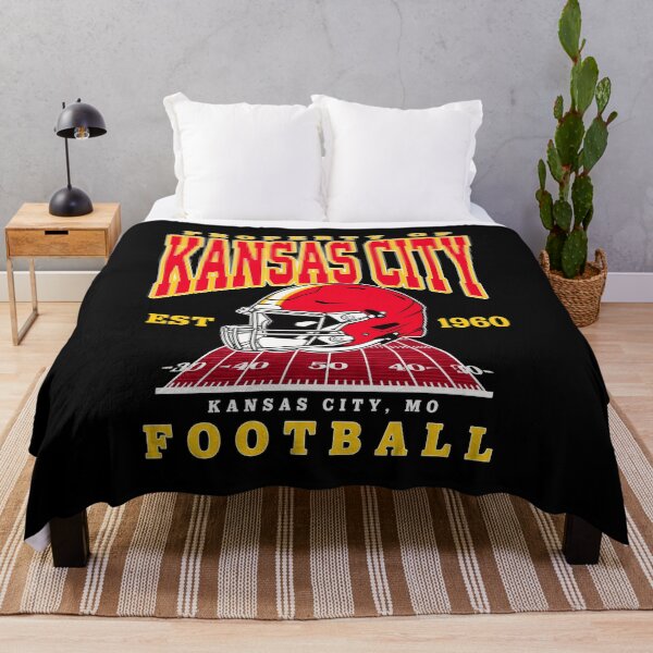 Item preview, Kansas City Football Helmet Vintage Graphic designed and sold by DezeraeZa.