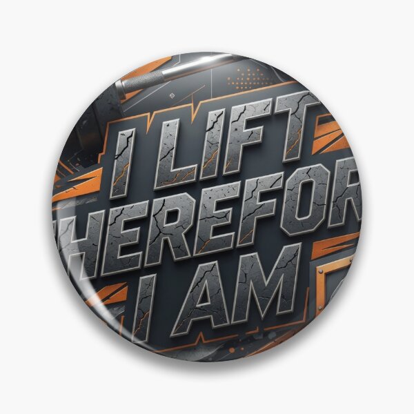 Item preview, Snappy Orange I LIFT THEREFORE I AM v2 designed and sold by dazzlemakers.