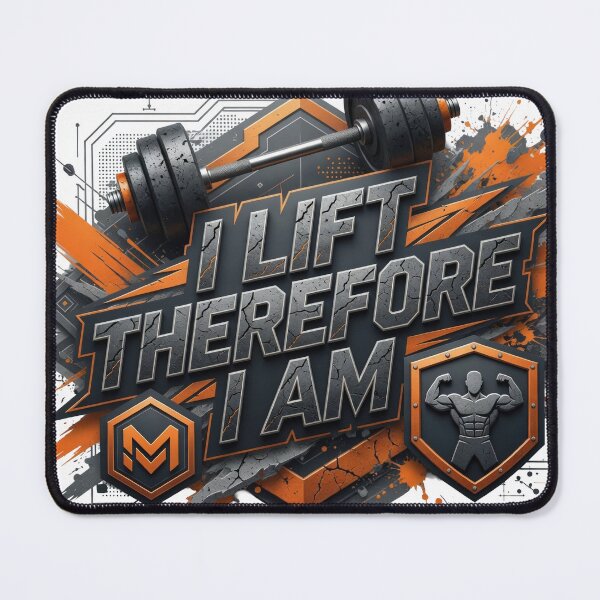 Item preview, Snappy Orange I LIFT THEREFORE I AM v2 designed and sold by dazzlemakers.