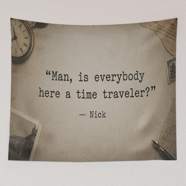 Item preview, Is everyone a time traveler? designed and sold by darlinggirldsgn.