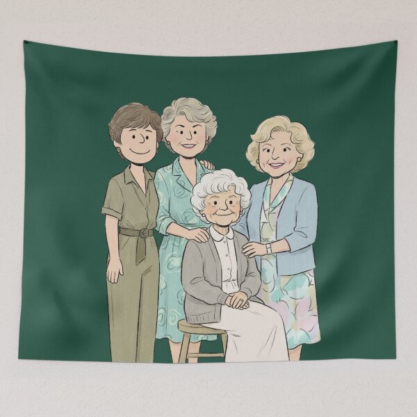 Artikelvorschau, Golden Girls Charlie Brown style entworfen und verkauft von 2F72.