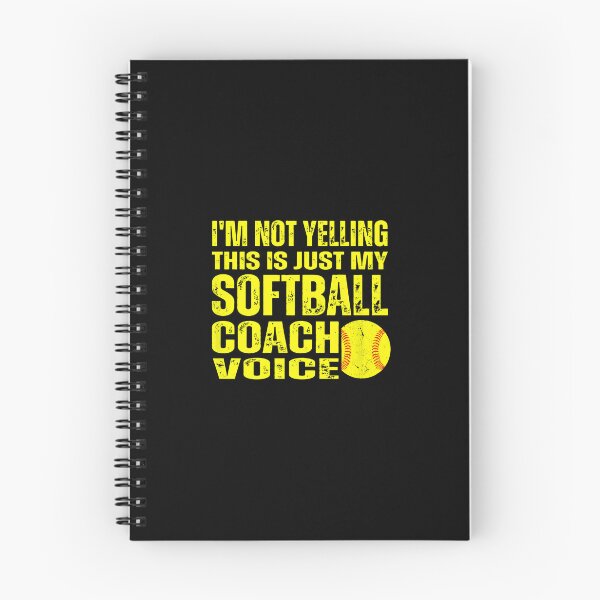 Item preview, Softball Coach Voice Funny Saying Graphic designed and sold by hylandlmmusco.