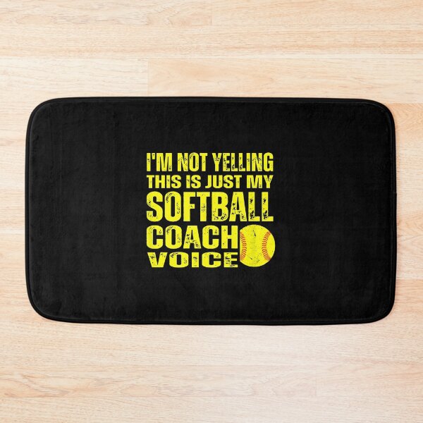 Item preview, Softball Coach Voice Funny Saying Graphic designed and sold by hylandlmmusco.