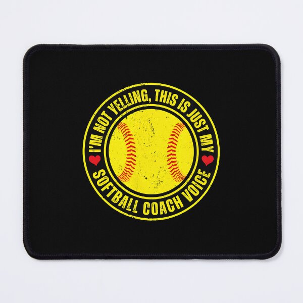 Item preview, Softball Coach Voice Funny Softball Lover Graphic designed and sold by tookesixstwar.