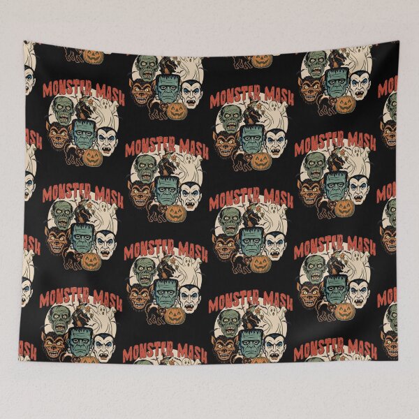 Item preview, Monster Mash Retro Halloween designed and sold by KixMatch.