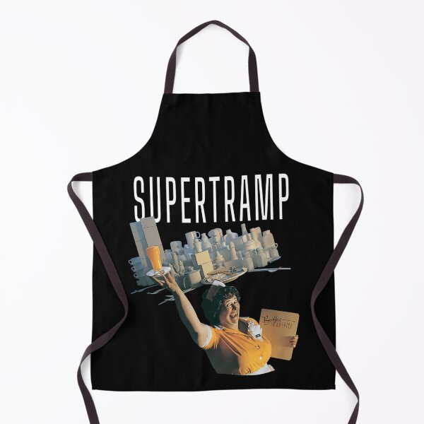 Item preview, Waitress Holding Glass In Front Of City Skyline Made Of Dishes designed and sold by landeranimshop.