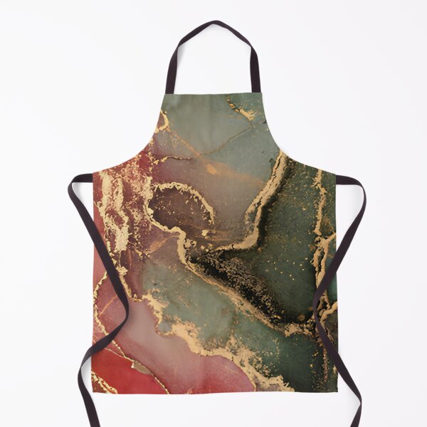 Item preview, Emerald Green and Gold Alcohol Ink Abstract Marble Geode Wall Art designed and sold by LuxocaDesigns24.
