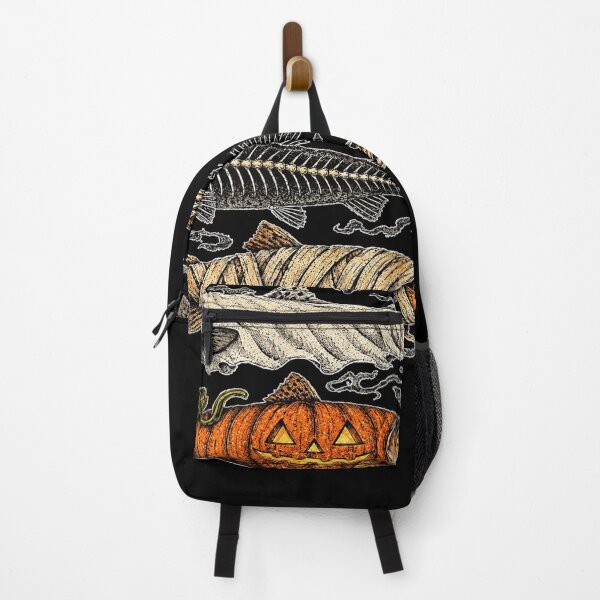 Item preview, Halloween Trout Fish Ghost Pumpkin Skeleton Mummy designed and sold by CrinoSwice.