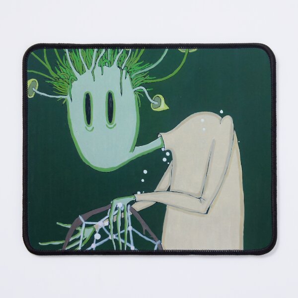 Item preview, Mushroom Watering Can | Whimsical Surreal Ghost Art designed and sold by WonderwildArt.