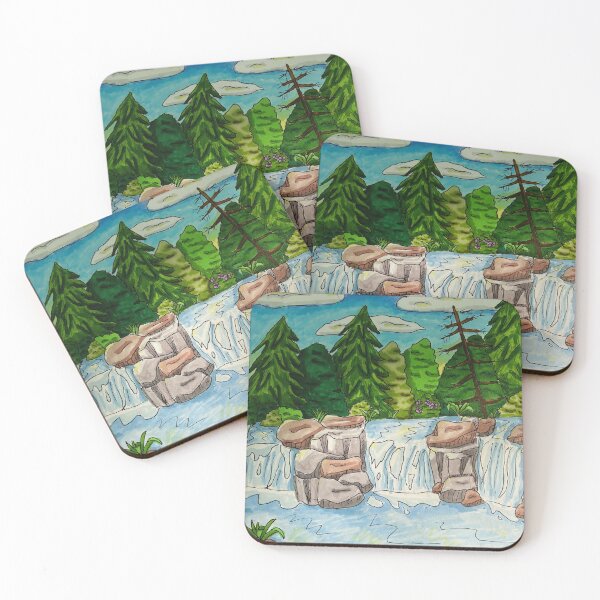 Item preview, Sunrise at Vermillion Falls designed and sold by naturetimes.