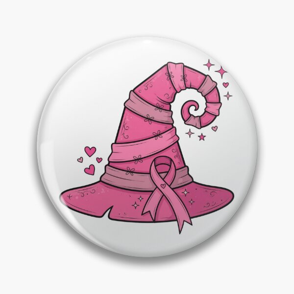 Item preview, Breast Cancer Awareness Pink Hat Ribbon designed and sold by CF_VintageDesign.
